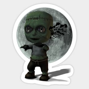 Frankenstein dose Halloween Sticker